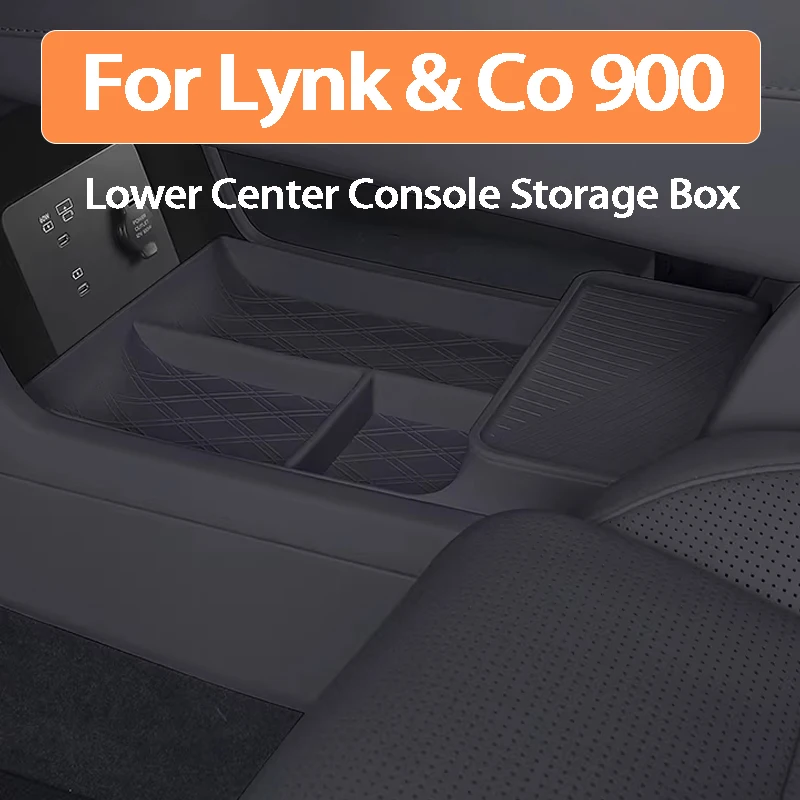 

For Lynk&Co 900 Central Control Lower Storage Box Organizer Interior Modification Accessories