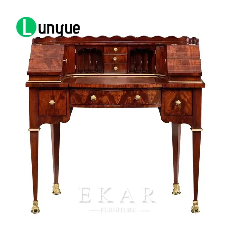 Antique Solid Wood Dresser with Drawers Vintage Bedroom Furniture Storage Cabinet Classic Design Home Decor