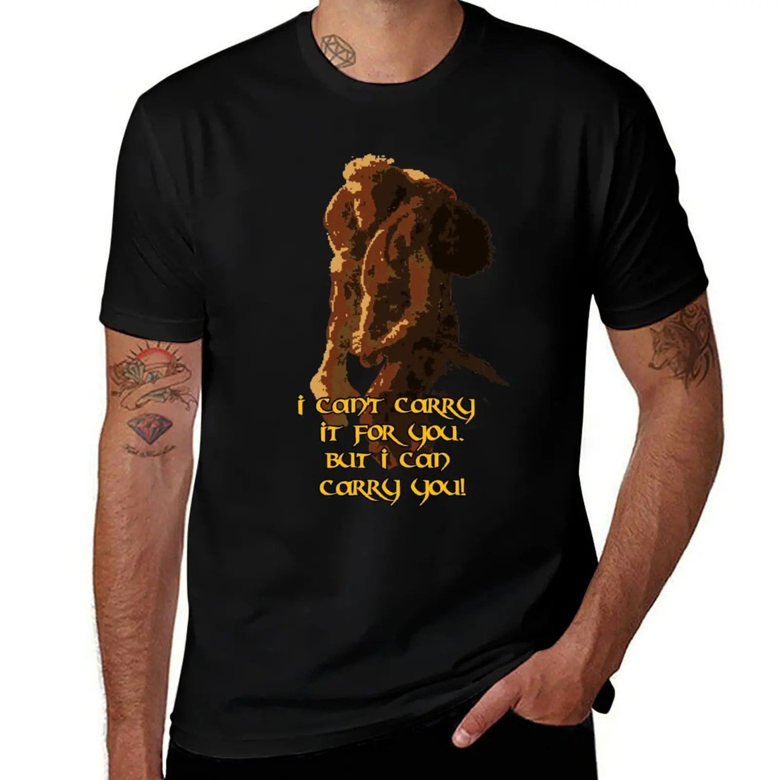 Sam carrying Frodo T-Shirt Festival Short Sleeve T-Shirt