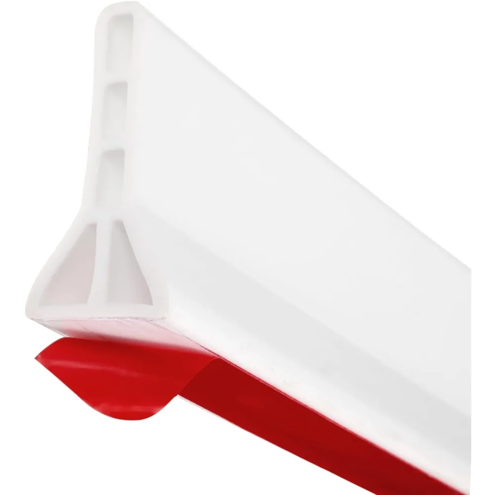 

uxcell 39 "складной барьер для душа, самоклеящаяся пробка для душа высотой 3 дюйма, блокировщик для брызг воды для ванной комнаты, кухни, влажный a