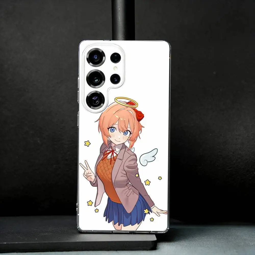 Cute S-Sayoris-S   Phone Case For Samsung S25,S24,S21,S22,S23,S30,Ultra,S20,Plus,Fe,Note,10,9,5G Transparent Cover