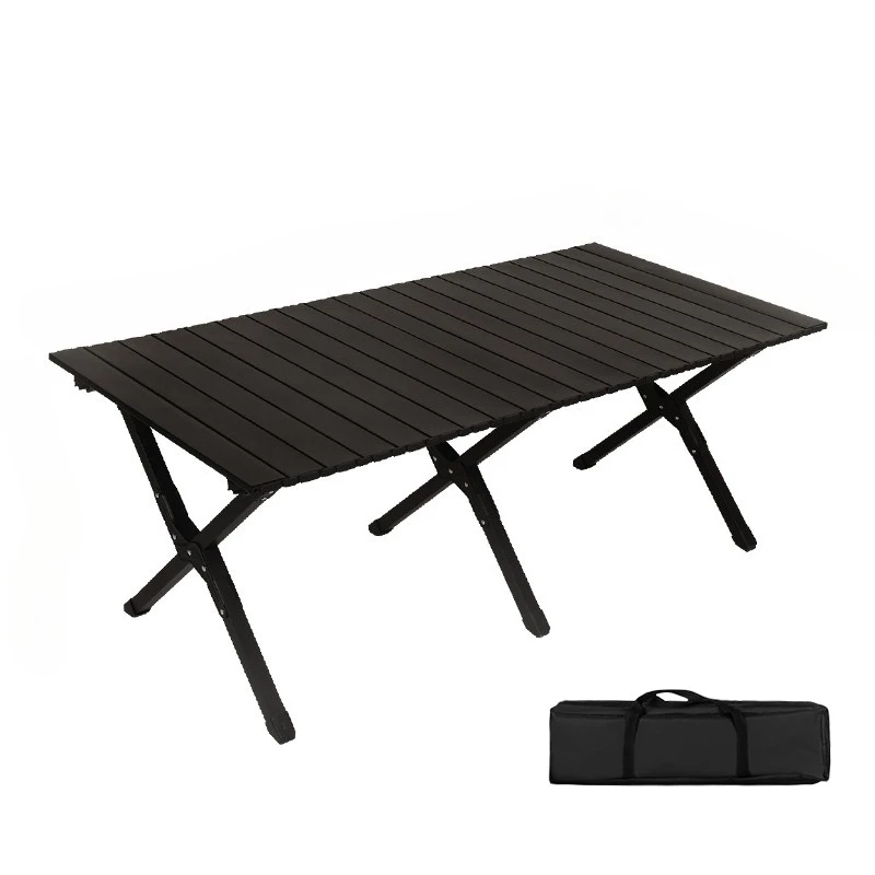 

Outdoor Folding Table Aluminum Alloy Egg Roll Table Portable Camping Table and Chairs Picnic Camping Supplies Equipment