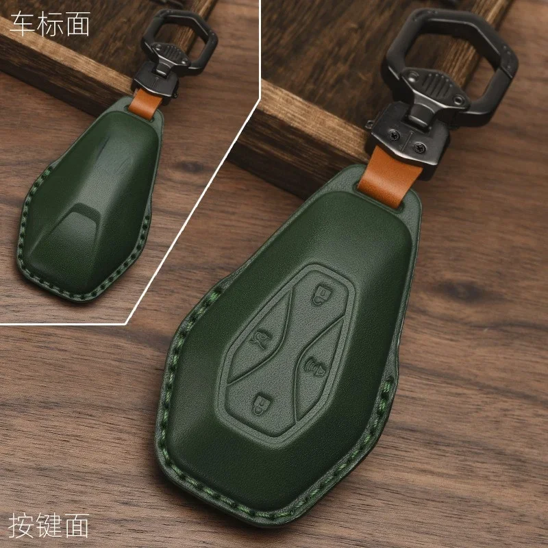 Customized Car Key Case Leather for ALFA ROMEO S T Key Cover Buckle Car Accessories