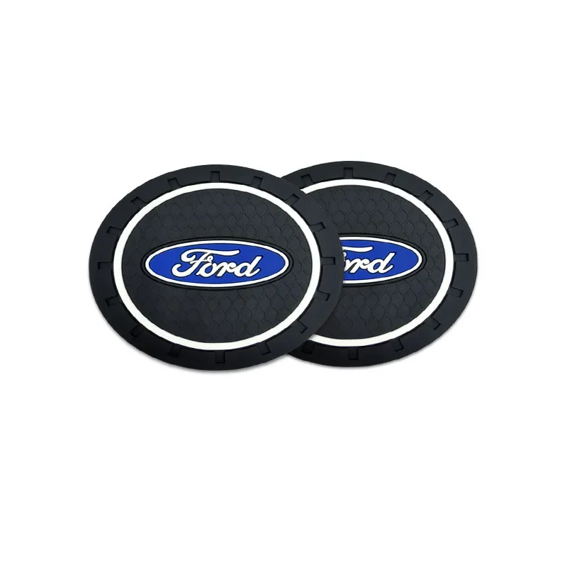 كوستر السيارة كوب ماء عدم الانزلاق هلام السيليكا وسادة اكسسوارات السيارات لفورد فييستا EcoSport الحارس مونديو موستانج التركيز 2 3 4 #3