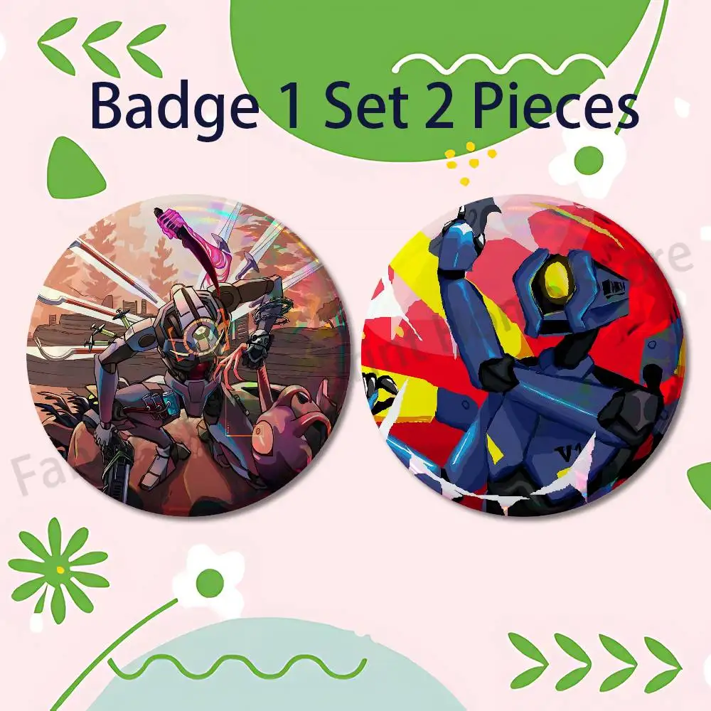 U-ULTRAKILL G-Geometry Layer Game Pins 58mm Cute Cartoon Badge Handmade Brooches for Backpack Accessories