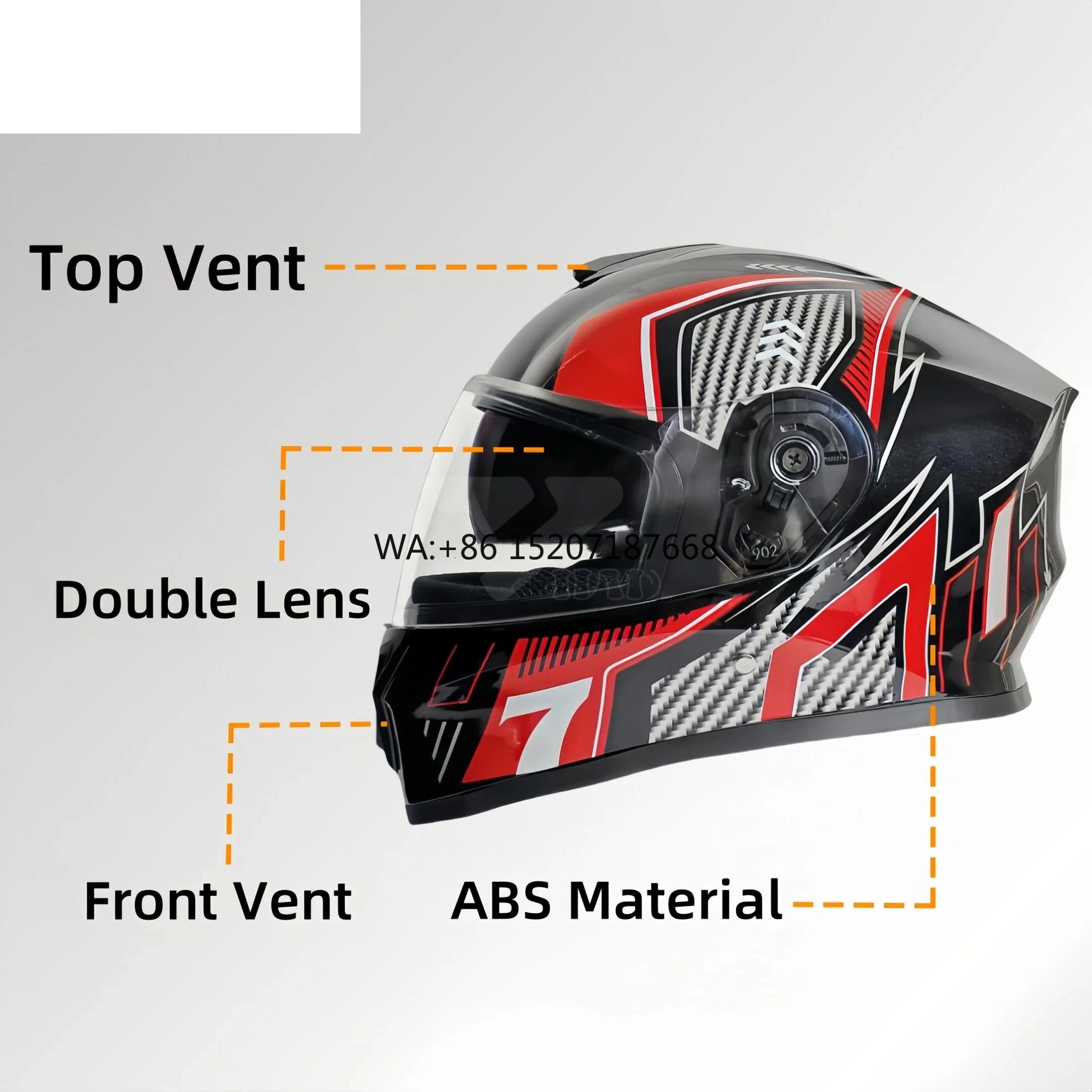 

Новый HAD унисекс флип антиблокировочная тормозная система мотоцикл двойной козырек свободный размер защита от столкновений всесезонные одобренные DOT