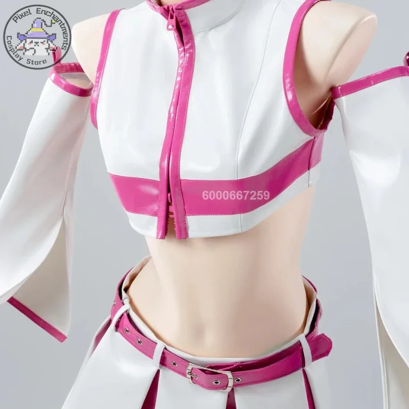 جديد أنيمي 2.5 الأبعاد إغراء ريريسا أمانو تأثيري حلي المرأة تنورة جلدية أجنحة الدعائم دعوى حفلة الهالوين الزي