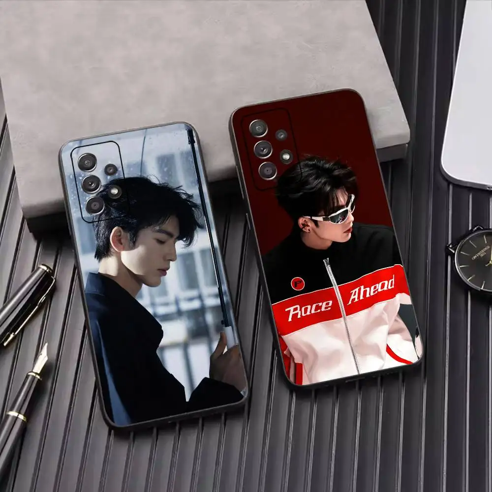 Zhang Linghe Hot Chinese Actor Phone Case For Samsung S25,S24,S21,S22,S23,S30,Ultra,S20,Plus,Fe,Soft Silicone Black Cover