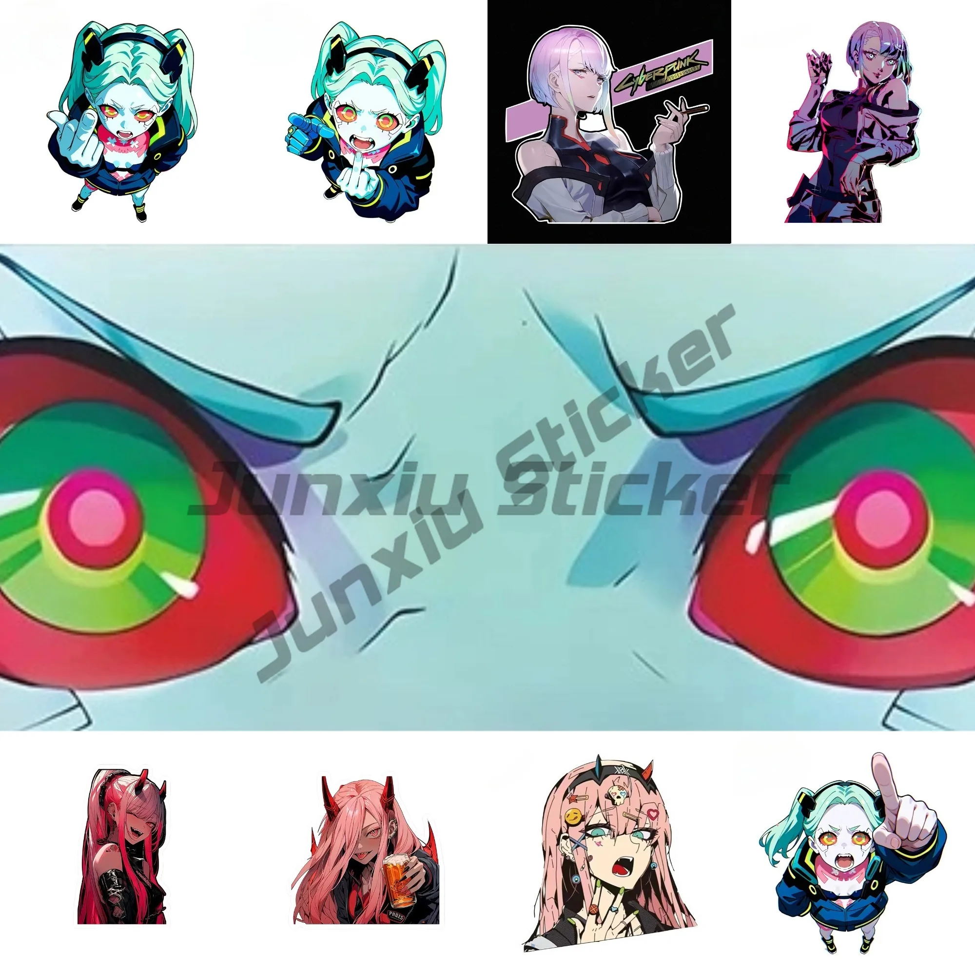 

Anime Car Stickers Laptop Motorcycle Bumper Vinyl Stickers Scratch Resistant Fashion Decoration