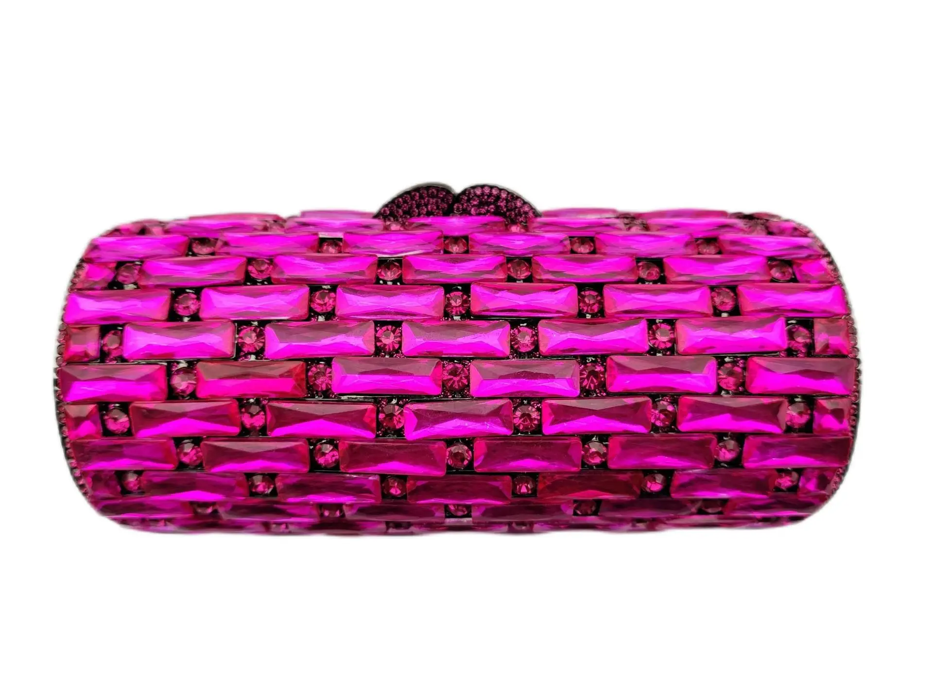 Hollow Diamond Dinner Hard Box Handle Ladies Banquet Diamond Bag Diamond Clutch High-End Ladies' Banquet Bag Channel Bags Luxury