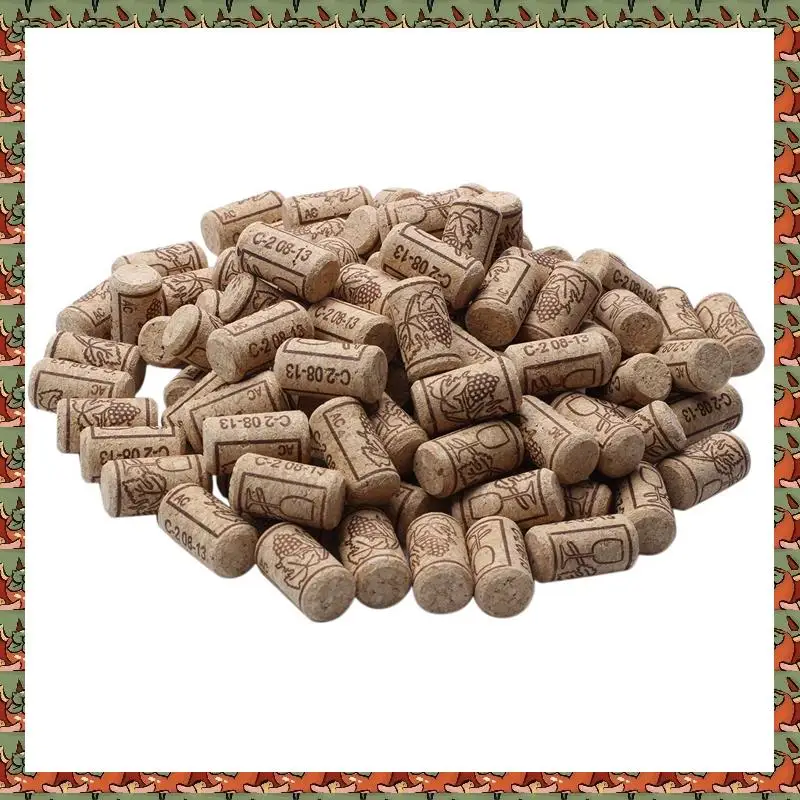 

ABLQ 300Pcs Wine Cork Reusable Creative Functional Portable Sealing Wine Cork Wine Bottle Cover For Bottles Wine
