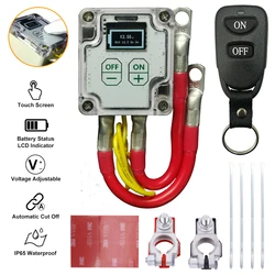 Universal 12V Car Battery Smart Protector With 1 Isolator Master Prevent Loss Running Out Switch Wireless Remote Control