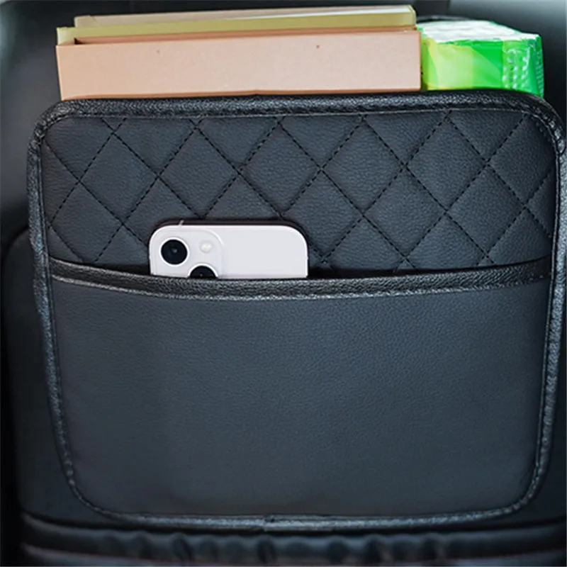 

Storage Box Organizing Pouch for Cars Multi-functional Car Seat Back Hanging Storage Bag Backseat Garbage Bag