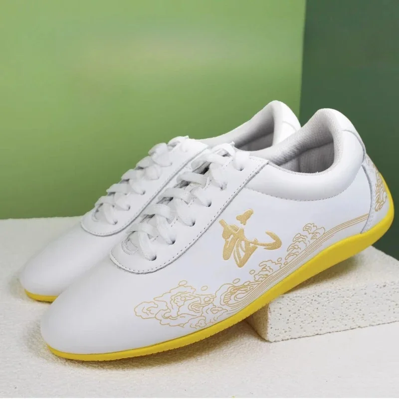 New Martial Arts Training Shoes Wearable Taekwondo Shoe For Unisex Hard-Wearing Traditional tai chi Kung Fu Shoes