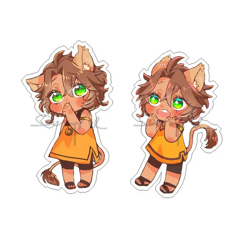 Leona Twisted Wonderland аниме брелок женский акриловый брелок для ключей мужской брелок кулон орнамент аксессуары подарок другу