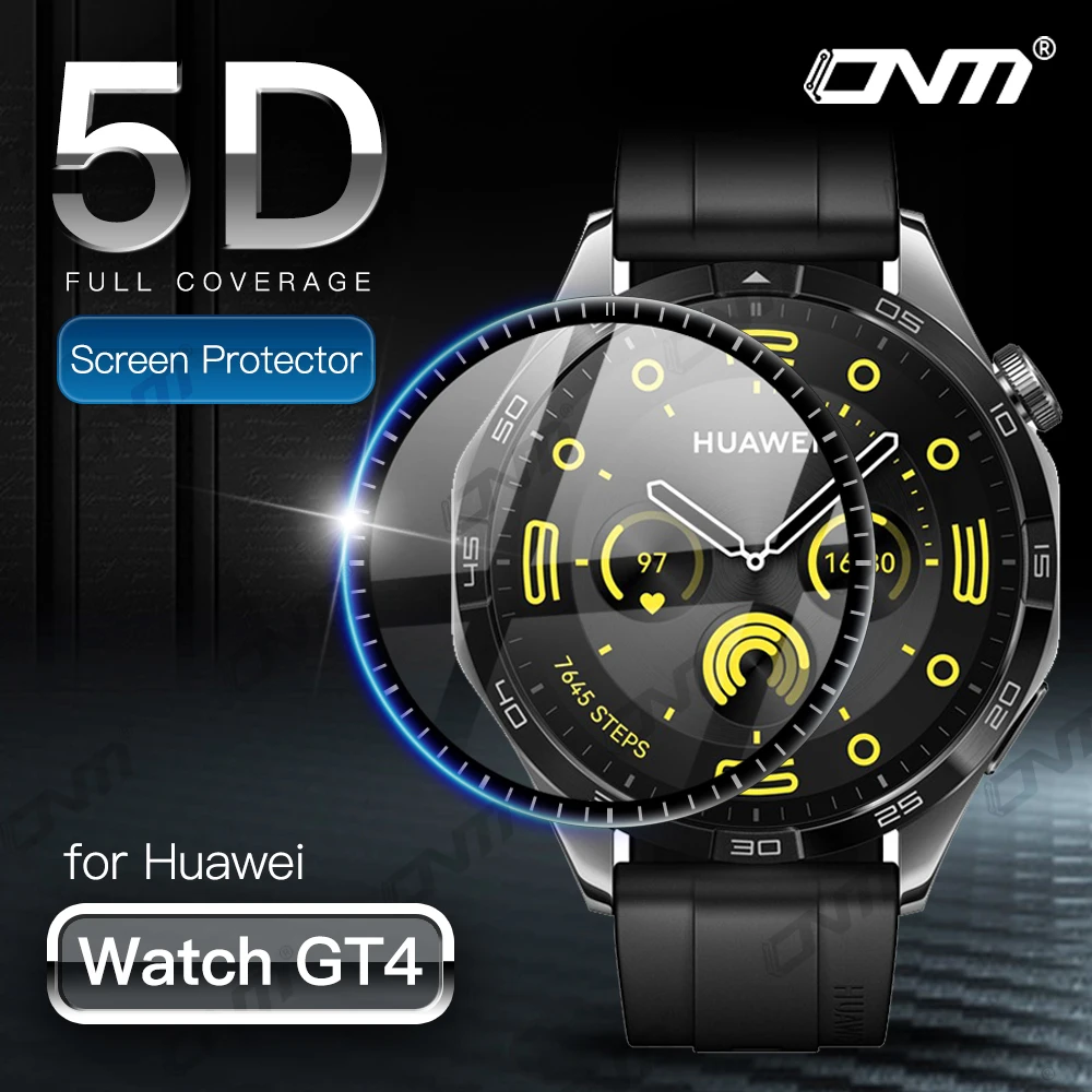 

5D Protective Film for Huawei Watch GT4 46mm Screen Protector Anti-scratch Film for Huawei Watch GT 4 Smartwatch (Not Glass)