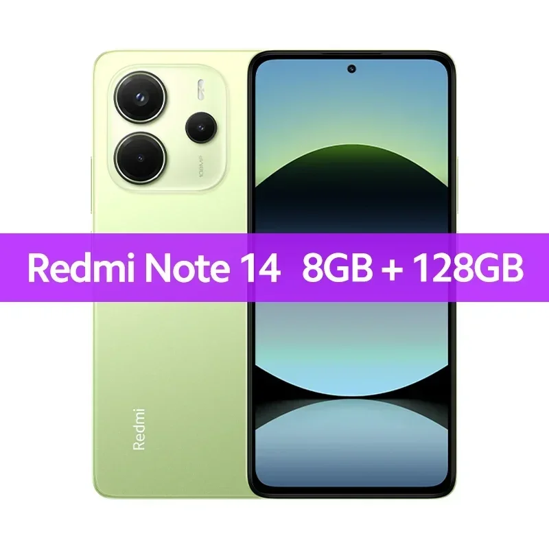 【World Premiere】Global Version Xiaomi Redmi Note 14 MediaTek Helio G99-Ultra 108MP AI Camera 5500mAh 6.67" 120Hz AMOLED Displa