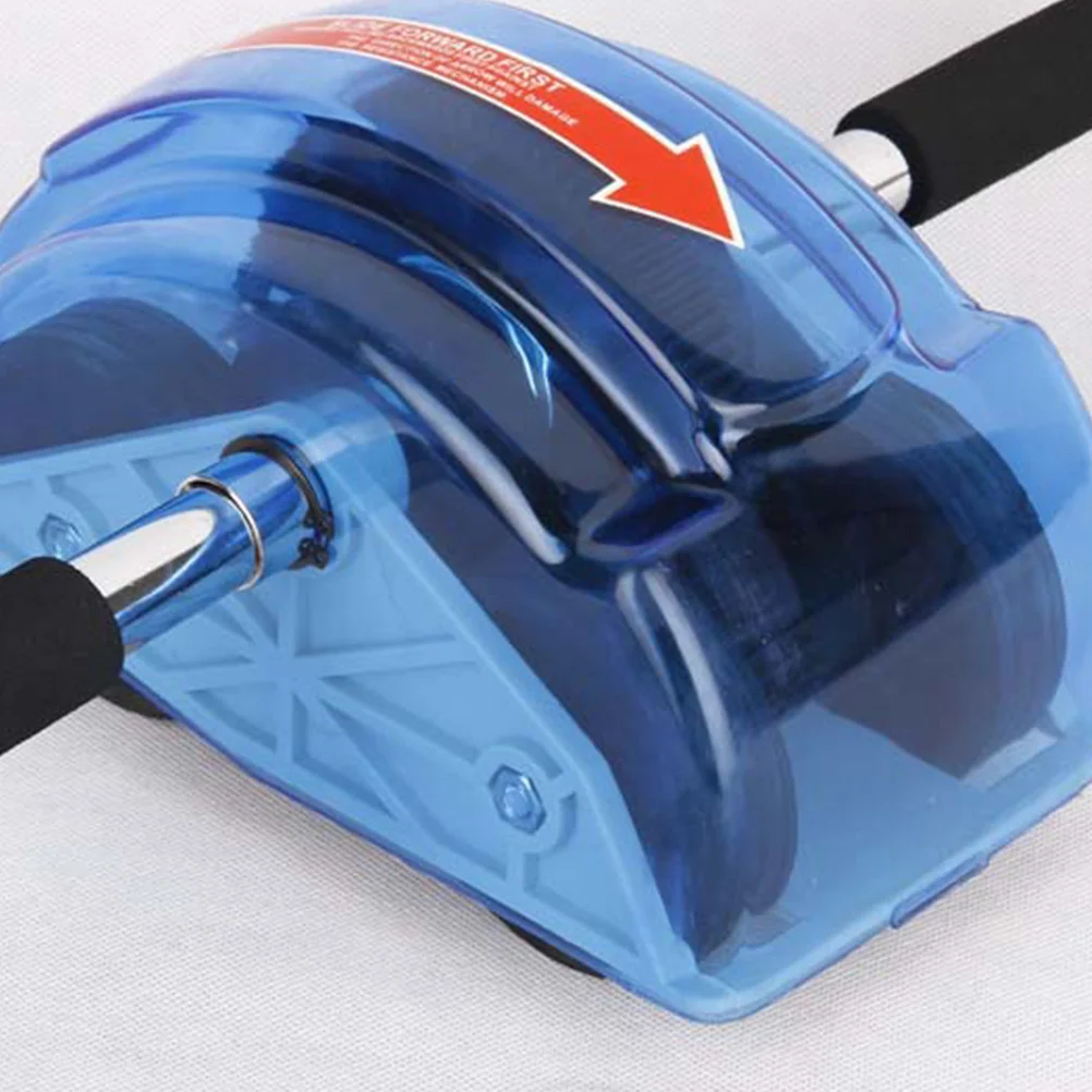 

Ab Roller Four Roller Wheel Blue Abdominal Muscle Strength Trainer Core Stability Fitness Equipment Fitness Equipment
