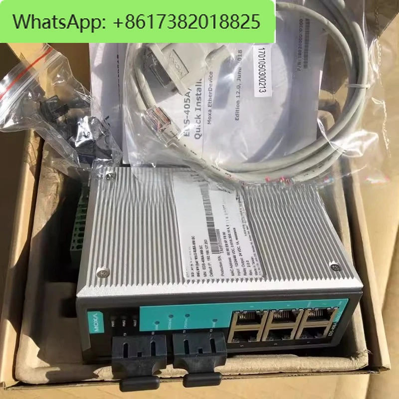 EDS-408A-MM-SC 2 optical 6 electrical port multimode, industrial switch