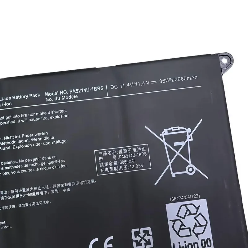 for Toshiba PA5214U-1BRS Portege Z20T-B Z20T-C Notebook Battery High Capacity Replacement