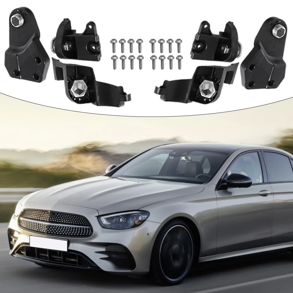 Комплект для ремонта кронштейна передней фары для Mercedes-Benz E-Class Sedan W213 Coupe C238 A238 2017-2023 A2138202300 2138202200