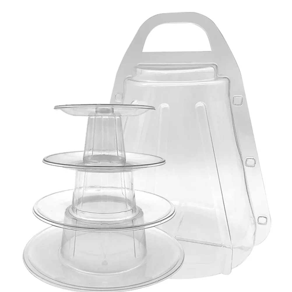 

1 комплект прозрачных коробок для макарон, маленьких контейнеров для десертов, для демонстрации печенья, для хранения, для использования на день рождения или вечеринке