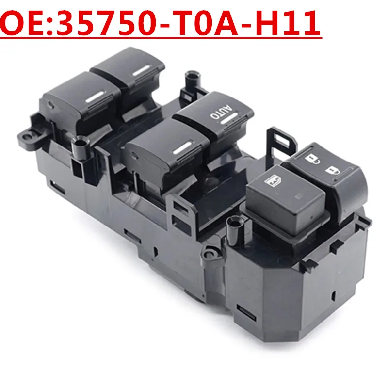 

New OE:35750-T0A-H11 Power Window Master Control Switch For 2014-2017 Honda CRV