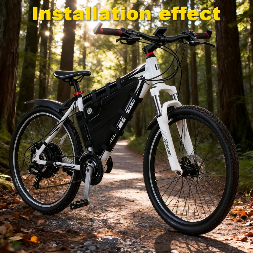 Liitokala 48V 30AH Triangular Pack High Capacity Lithium Battery for Electric Bicycle - Driver Pack