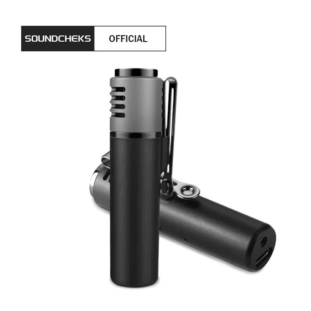 

SOUNDCHEKS HP-S01 беспроводной Bluetooth Lavalier микрофон для iPhone Android TikTok живая запись интервью Vlog съемка