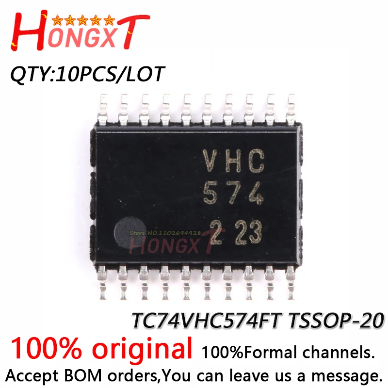 10PCS 100% NEW TC74VHC574FT TSSOP-20.Chipset