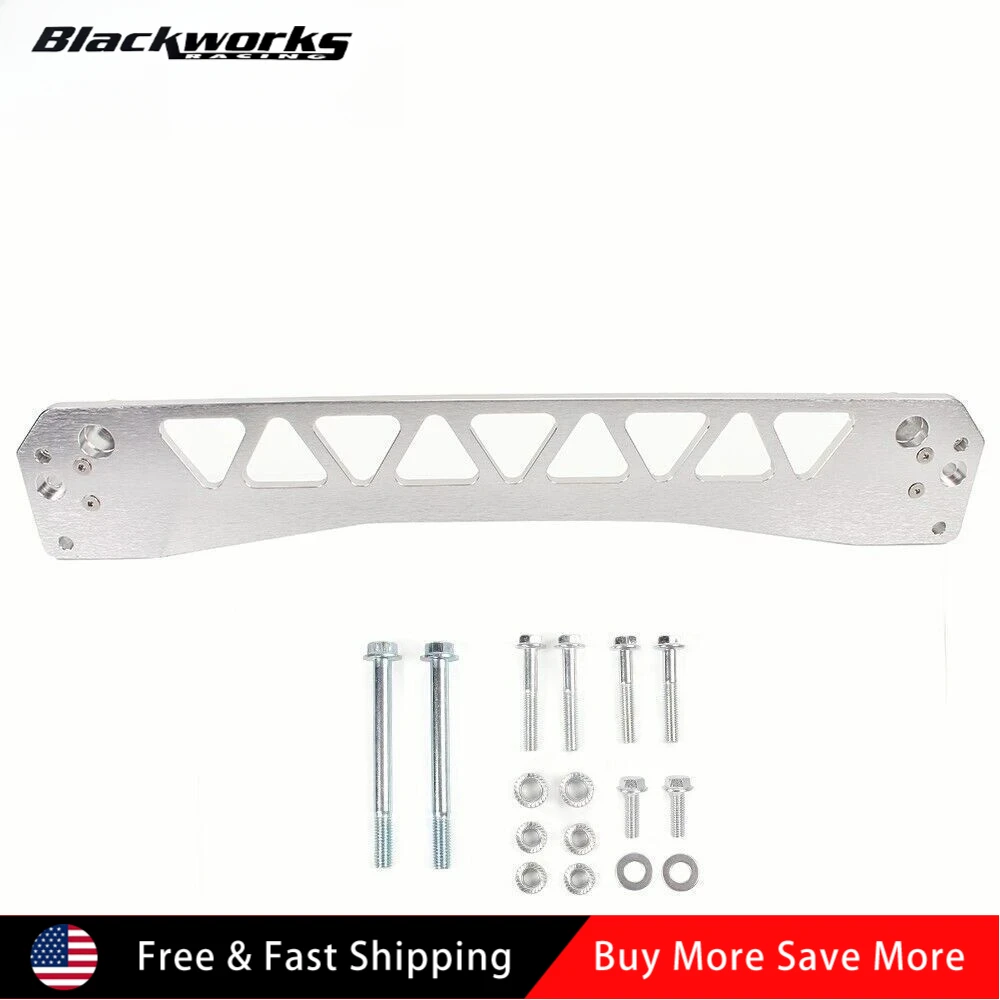 

Billet Rear Lower Subframe Brace Tie Bar for 1996-2000 Honda Civic EK Si DX Silver