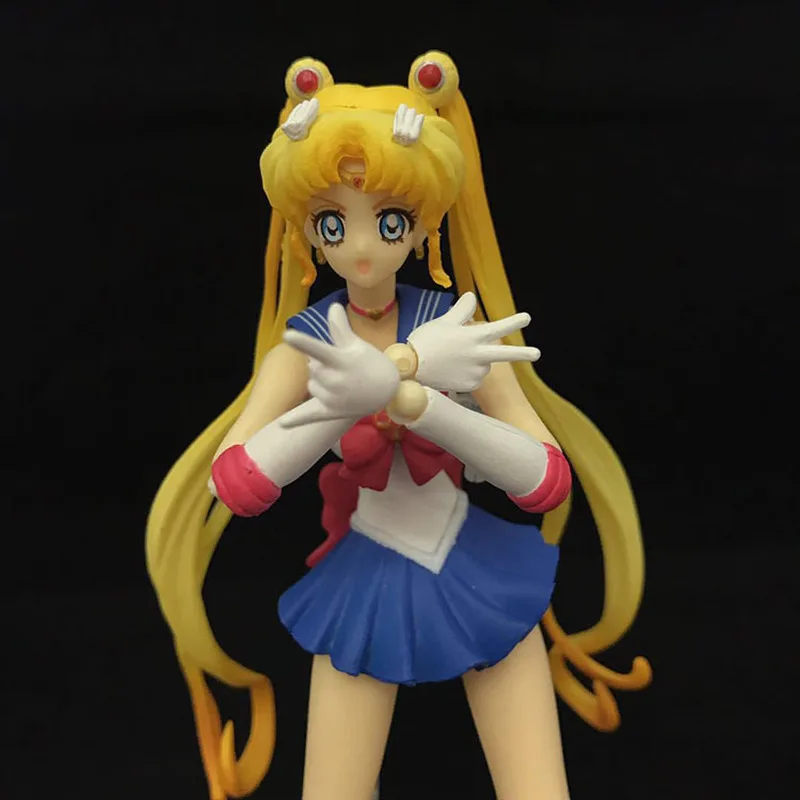 Cute Anime Sailor Moon Tsukino Usagi 20th Anniversary Ver. Pvc Action Figure Collectible Model Kids Toys Princess Serenity Doll