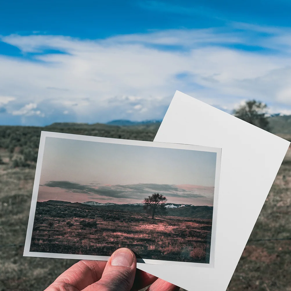 100 fogli di carta fotografica per immagini, stampante per adesivi lucidi fai da te, copia, stampanti per stampa, verniciato con inchiostro colorante