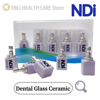 Dental NDI Lithium Disilicate Glass Ceramic Blocks 5pcs/box C14 HT/LT for Dentistry CAD CAM Milling System Dental Materials