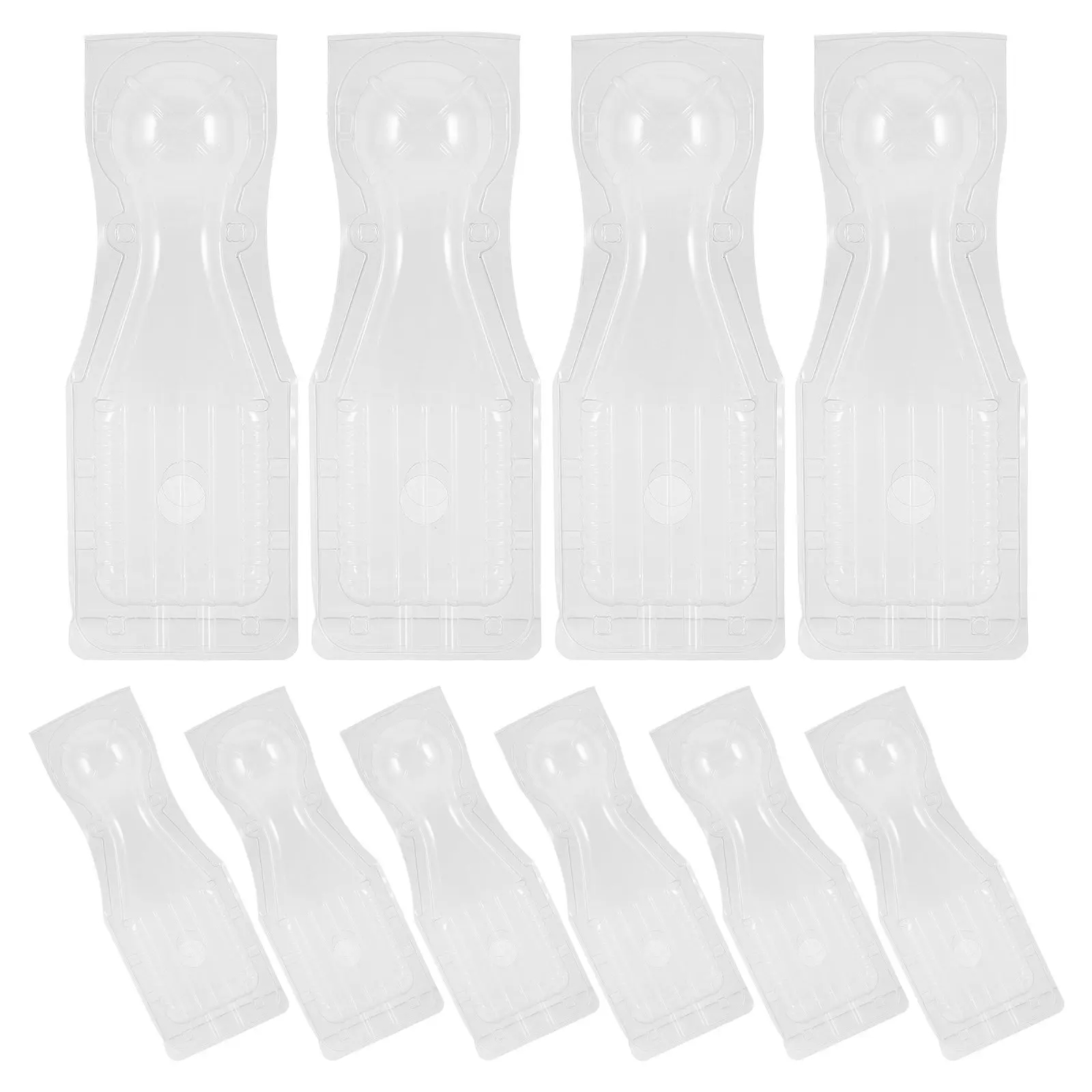 

10 шт. пластиковых контейнеров для транспортировки растений, вентилируемые, с откидной крышкой, для рассады, живых растений, перца чили