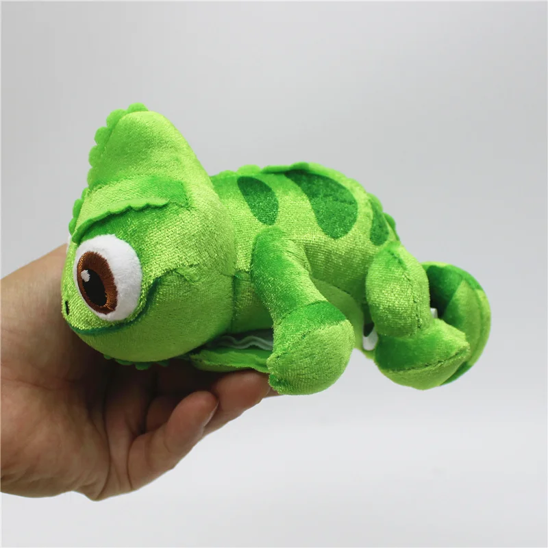 Pascal Rapunzel Chameleon Plush Dolls 15cm Pascal Stuffed Animals Plush Doll Pascal Rapunzel Shoulder Plush Toys Kids Gif