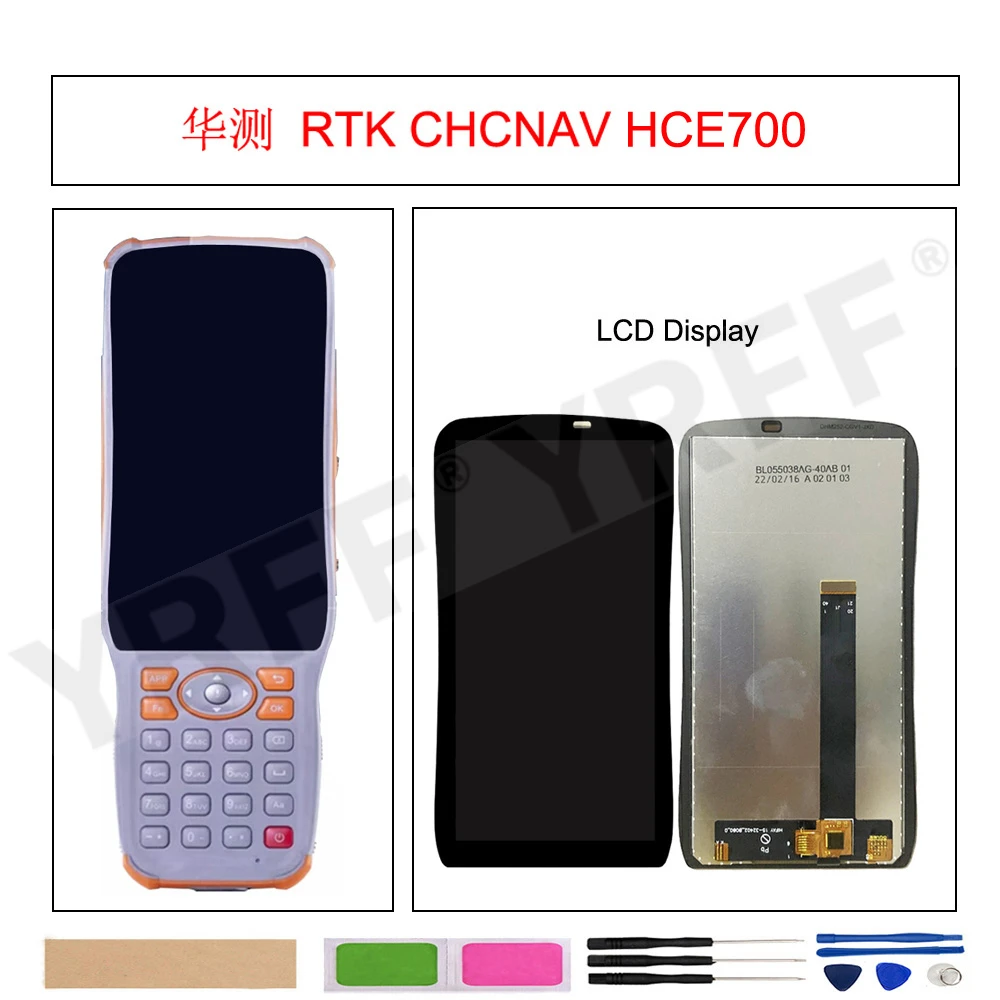 rtk-chcnav-hce700-データコレクター-lcd-ディスプレイ、タッチスクリーンデジタイザーアセンブリ画面交換用