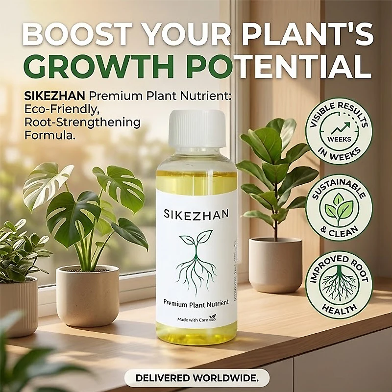 Premium Plant Nutrient SIKEZHAN 35ml Rooting Hormone Liquid, Rapid Root Growth Booster for Flowers, Succulents & Cuttings