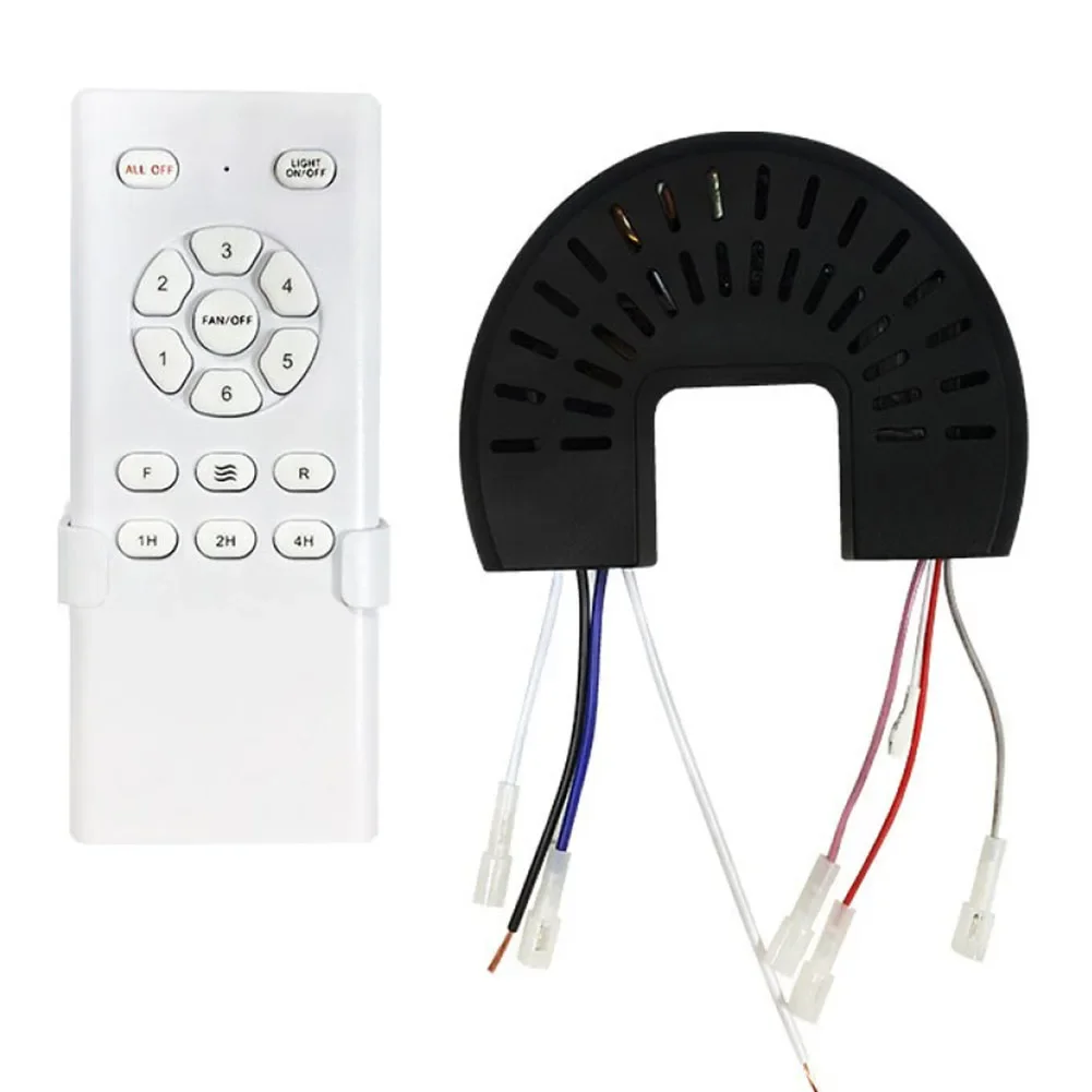 DC Frequency Conversion 24V 6-Speed Ceiling Fan Light Remote Control Kit For Home Ceiling Fan Light Remote Control Receiver