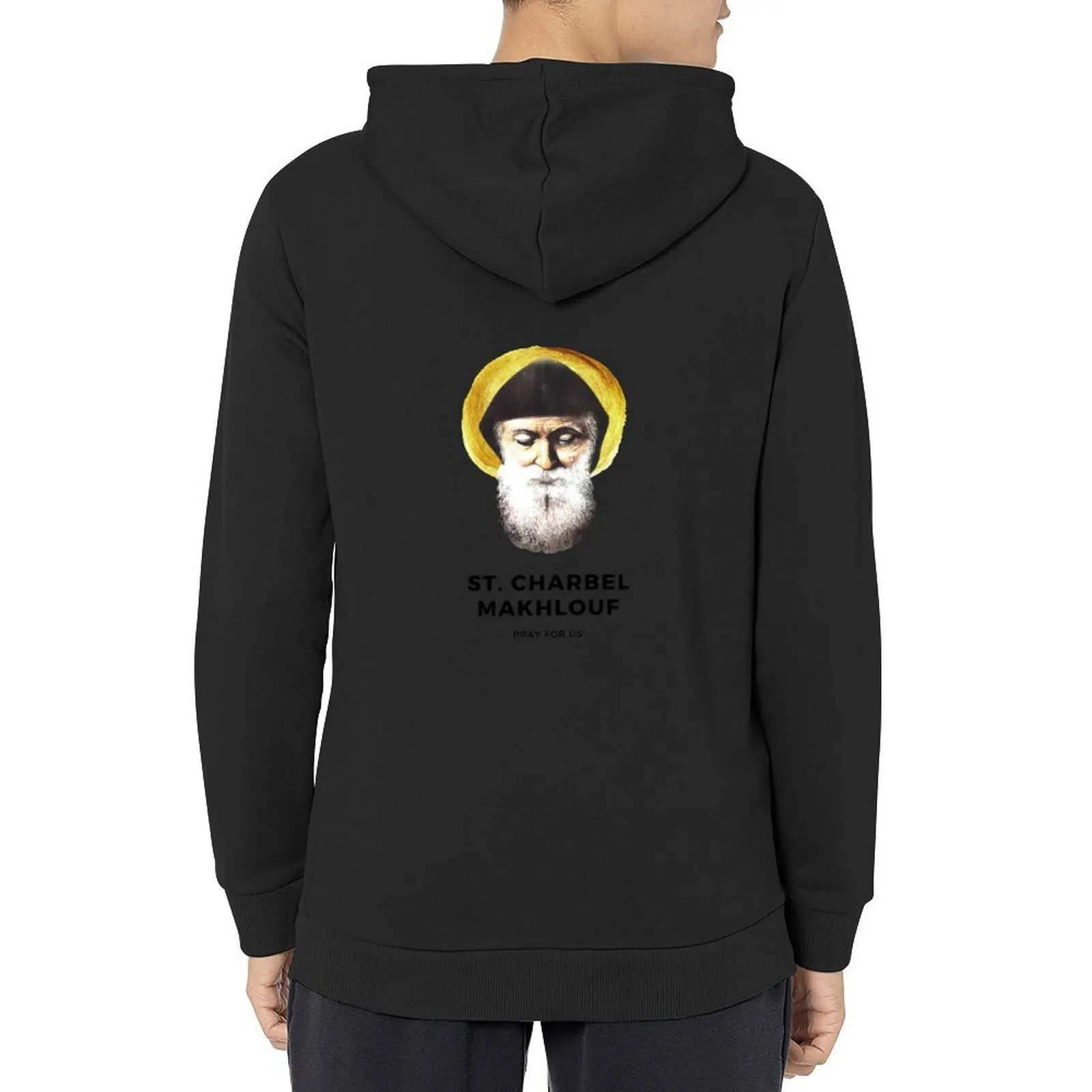 

St. Charbel Makhlouf pray for us Hoodie korean autumn clothes blouse men clothes autumn new products tracksuits