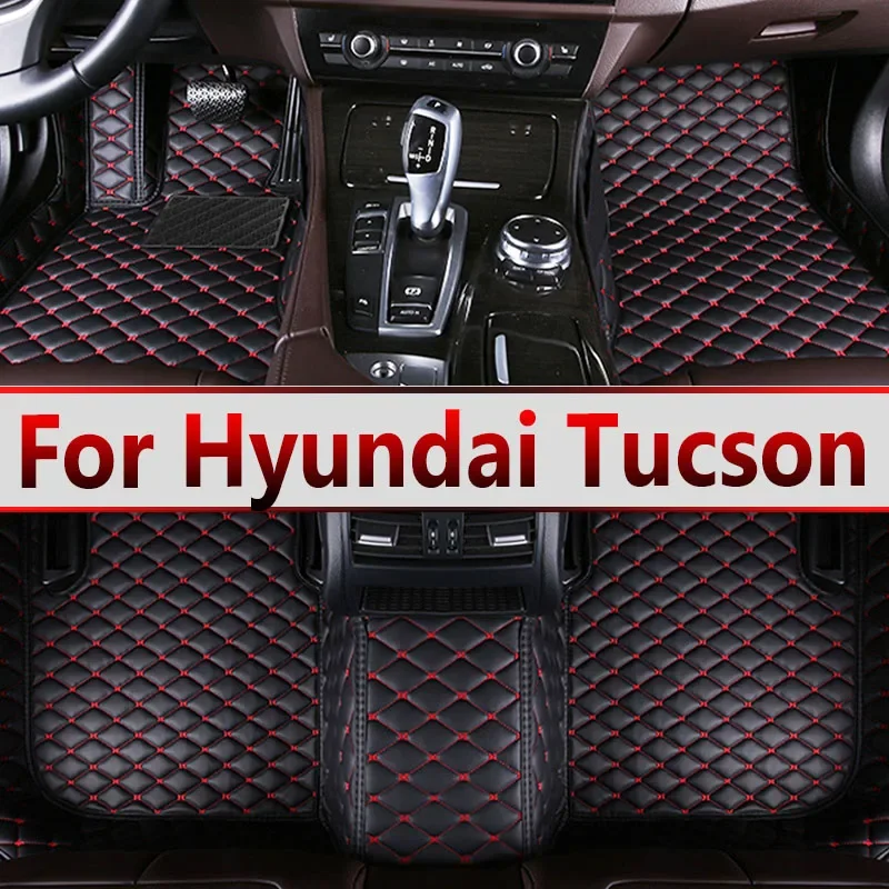 

Car Floor Mats For Hyundai Tucson 2018 2017 2016 2015 Auto Interior Accessories Carpets Styling Custom Waterproof Parts Covers