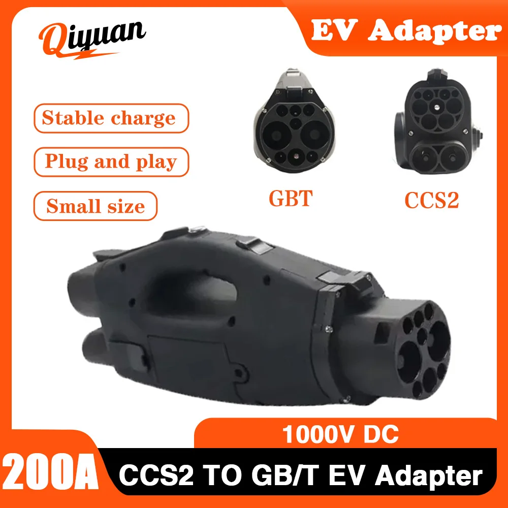 CCS2 to GBT Charging Adaptor DC 1000V 200A CCS2 Adapter to GBT, Charging Adapter Electric Vehicle Charger Connector