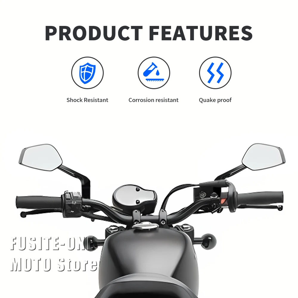 For GV 125 300S GV300S GV125S GV650 GV125 GV250 GV250DR 2019-2024 Adventure Motorcycle Accessories Side Rear View Mirror
