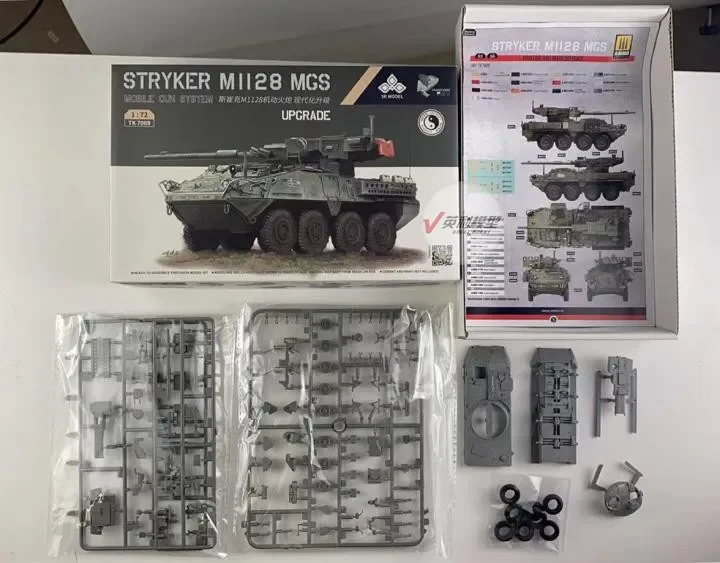 3R MODEL TRANSFORM TK7009 1/72 Stryker M1128 MGS Mobile Gun System Tank Model Upgrade Assembly Model