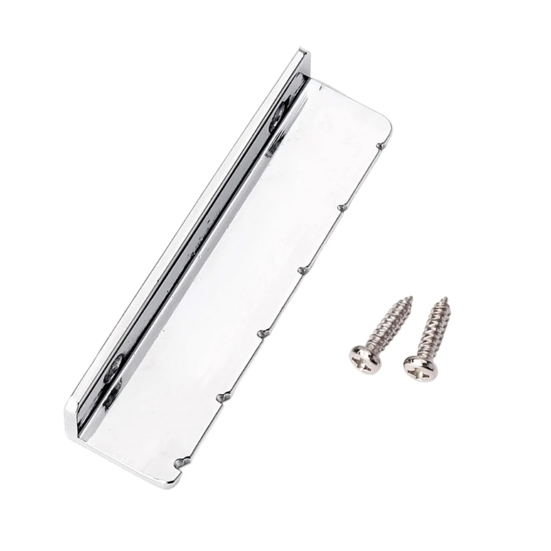 Quick Install 6 Strings Guitar Metal Slotted Nut Guitar Pillow Bridge Nut Electric Guitar Accessories Saddles Bridge Part