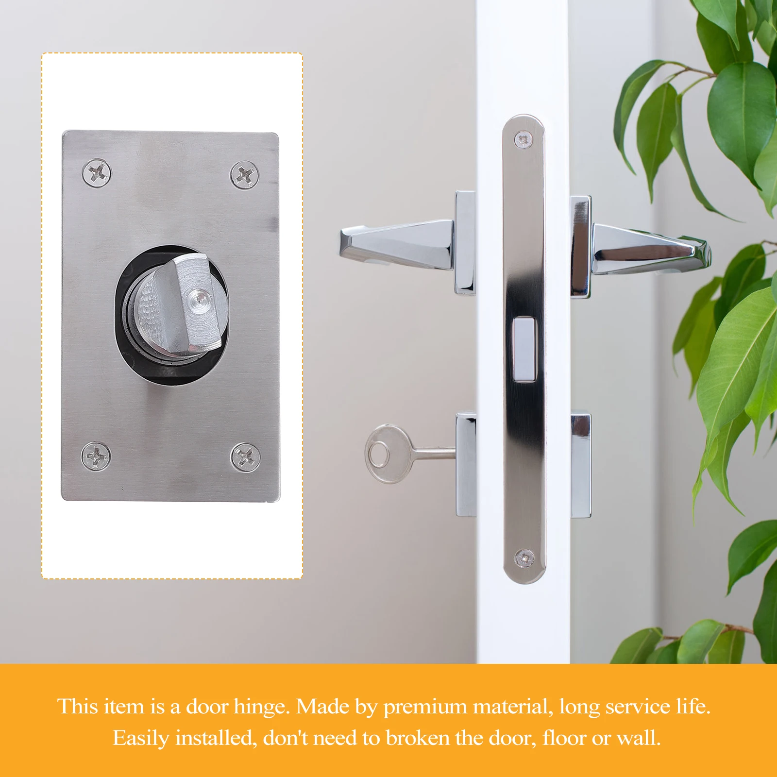 

Rotary Door Hinges Sturdy Heavy Wood Iron Revolving Stainless Steel Pivot Rotation