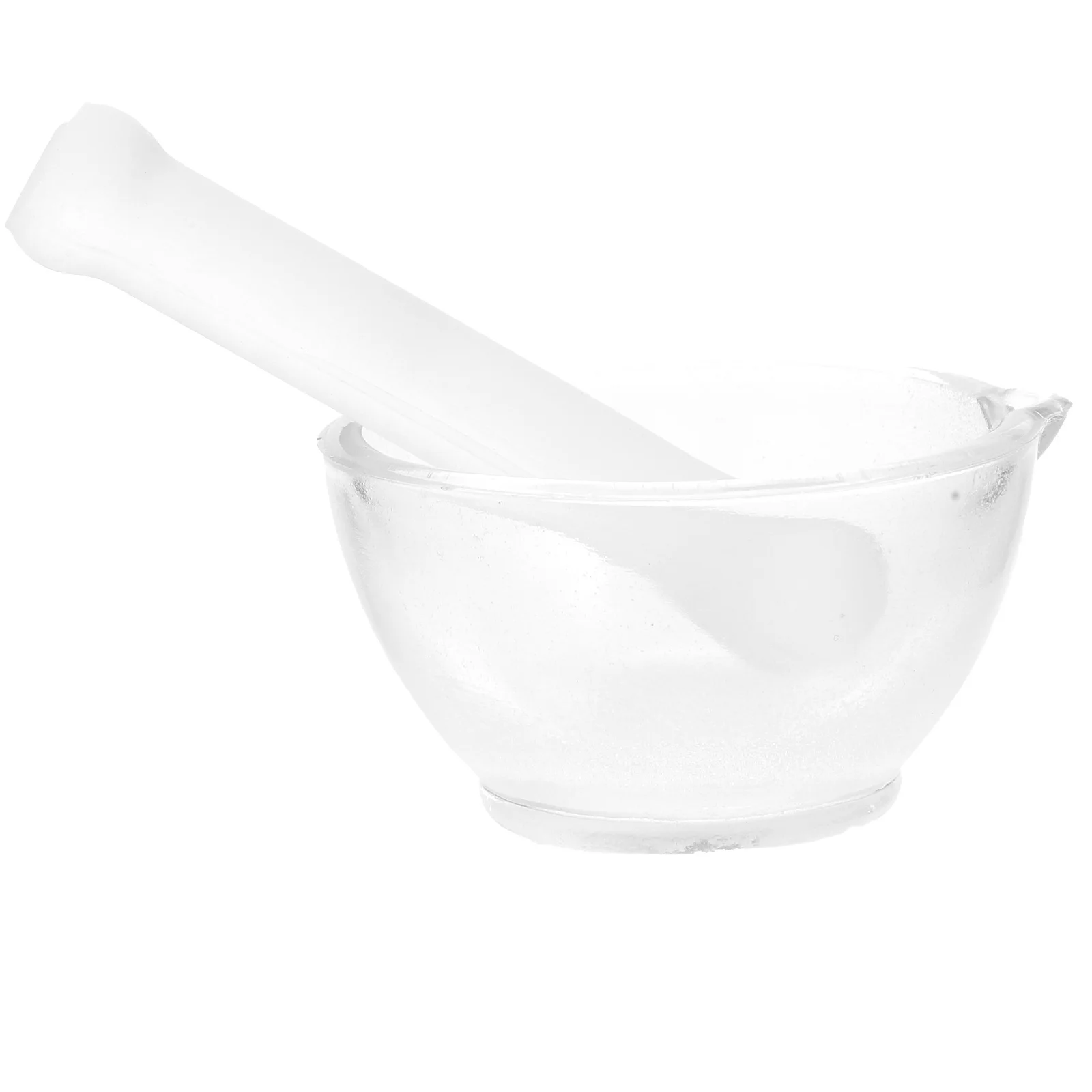 

Kitchen Glass Mortar Pestle Set 60mm Garlic Grinder for Crushing Fresh Flavor Supplies Garlic