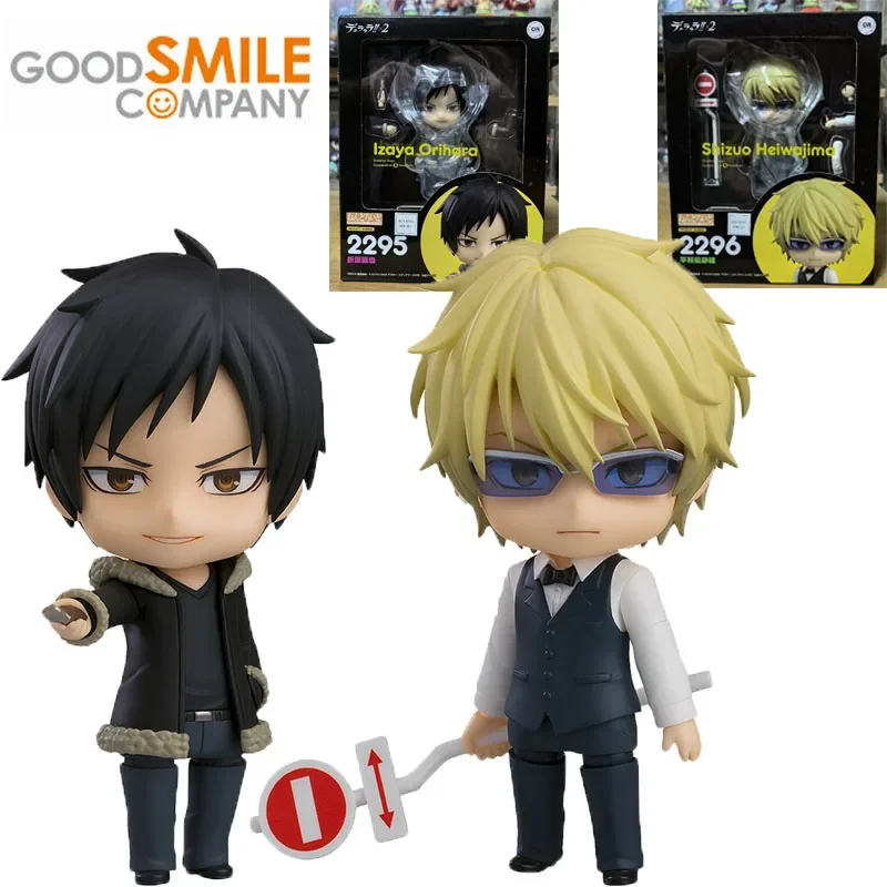 

Original GSC Good Smile Nendoroid DuRaRaRa!! Heiwajima Shizuo 2296 Orihara Izaya 2295 Action Figure Toys for Boys Girls Gifts