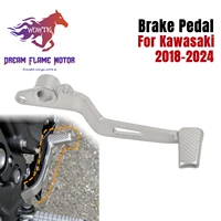 Palanca de pie de acero de Control de Pedal de freno trasero, accesorios para motocicletas Kawasaki Ninja 400 Z400 2019-2023 Ninja 500 Z500 2018-2024