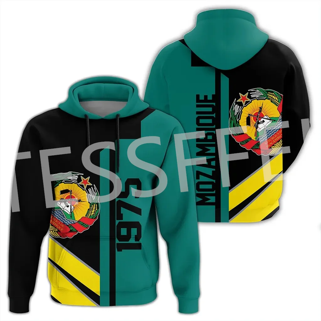 

Black History Africa Country Mozambique Tattoo Retro Tracksuit Vintage 3DPrint Harajuku Casual Funny Pullover Jacket Hoodies V17